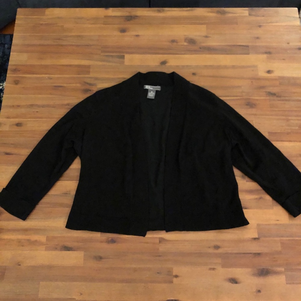 Classic black cardigan- size M